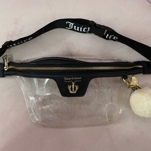 Juicy couture PVC Clear transparent fanny pack